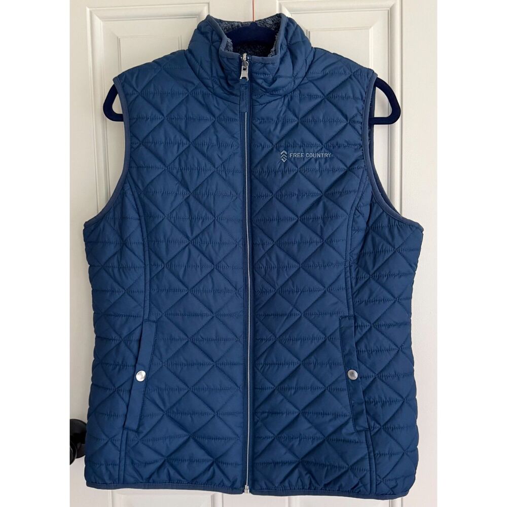 Free Country Reversible Quilted Vest size L